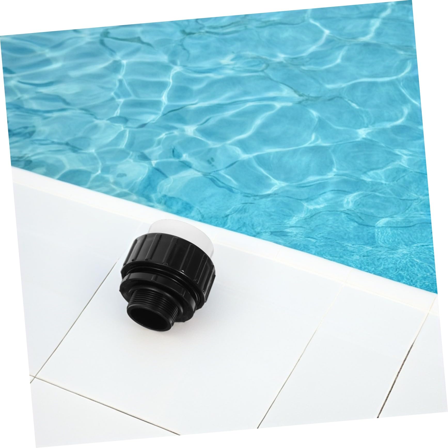 Adaptateur pour Pompe Piscine Résistant Haute Température Joint Coulissant Étanche Construction Abs Compatible Multi-Marques Maintien Stabilité Pompe Spa