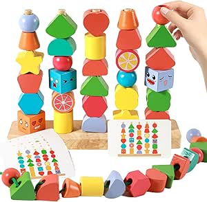 BAODIAN Acrylic Puzzles Preschool Learning Toys,Washable
