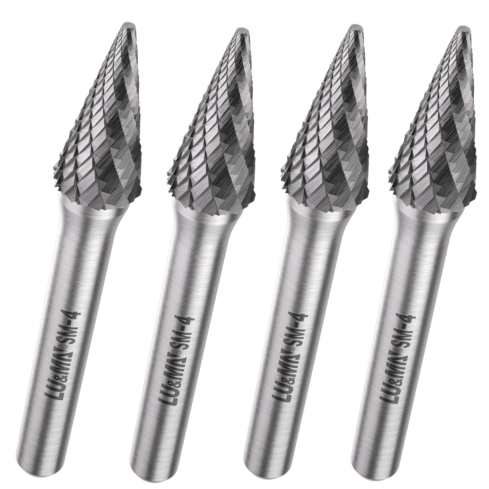 LU&MN SA-3 Tungsten Carbide Burr, 3/8" Head 1/4" Shank, 1 Pc — Amazon image 11