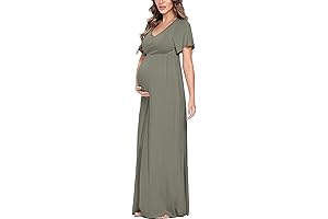 Flowy Maternity Dress for Stunning Baby Shower Moments