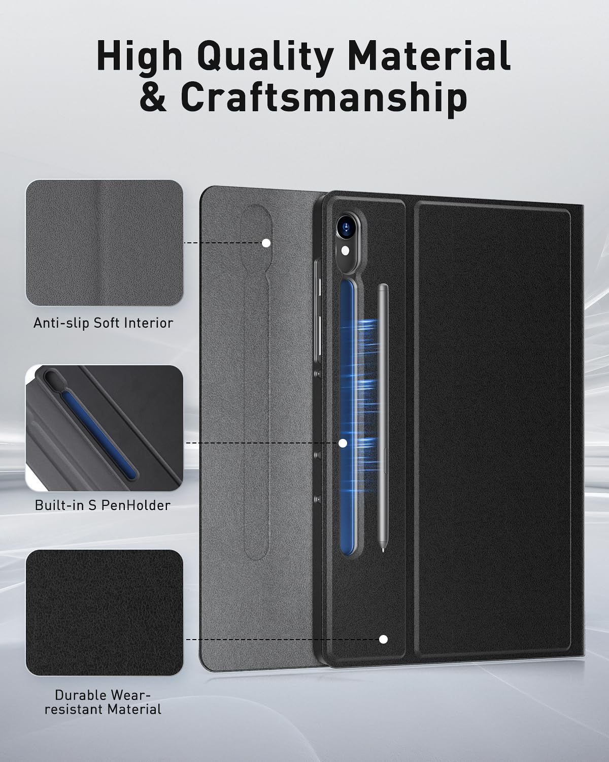 Case Keyboard for Samsung Galaxy Tab S10 Ultra / S9 Ultra / S8