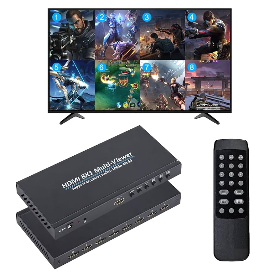 テレビ CLUX-C21C 8x1 HDMI Switcher CLUX-C21C 8x1 HDMI Switcher