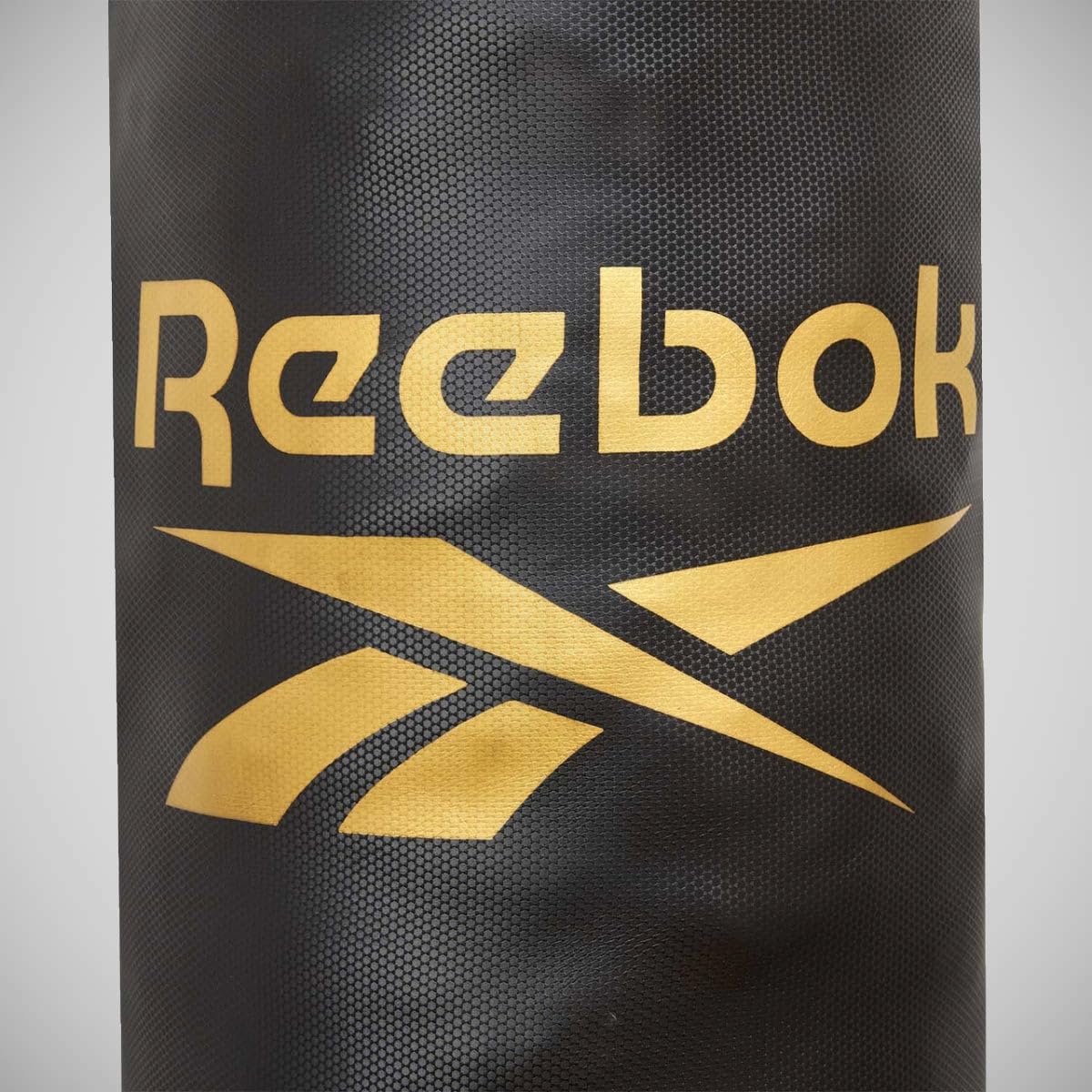 Reebok Unisex czarny 100 m PU worek bokserski złoty, jeden rozmiar