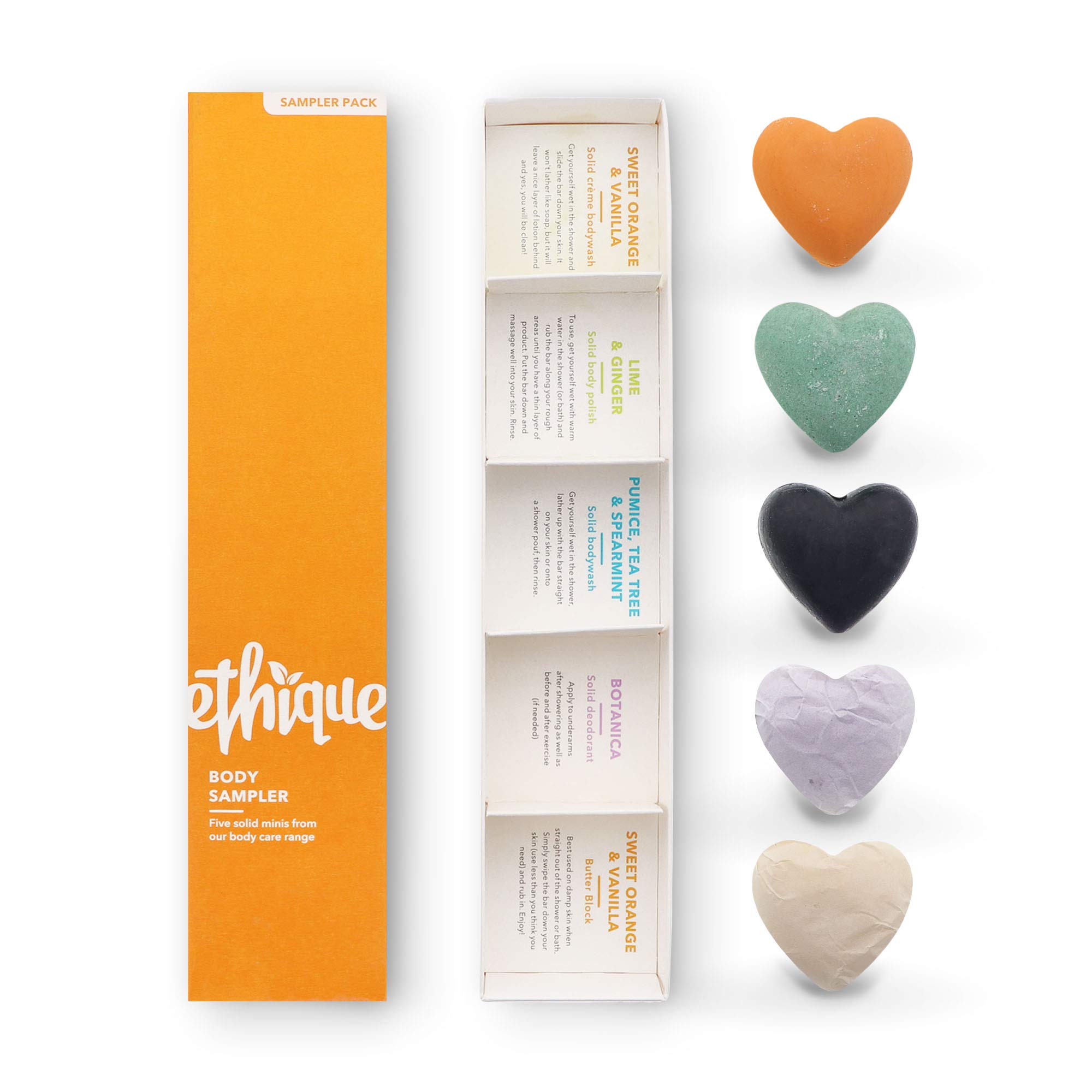 Ethique Body Sampler for All Skin Types EcoFriendly, Sustainable