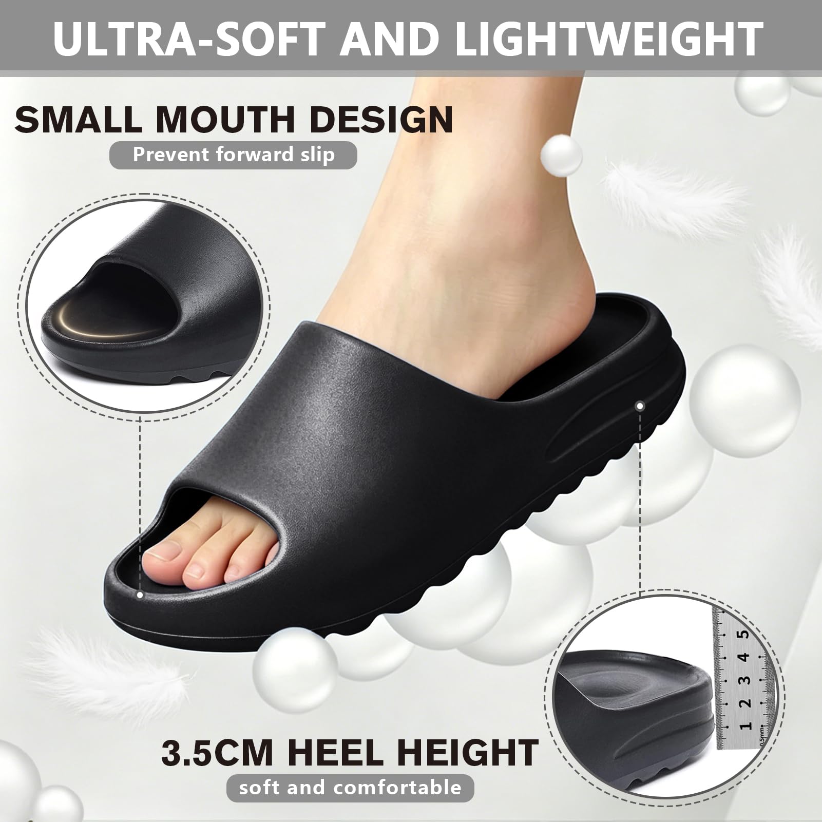 Donna Uomo Ciabatte Sandali Pantofole Ultra Morbide Nuvola Donna Cuscino Sandali da Doccia Pantofole Antiscivolo Spiaggia Piscina Slide Pantofole da Casa