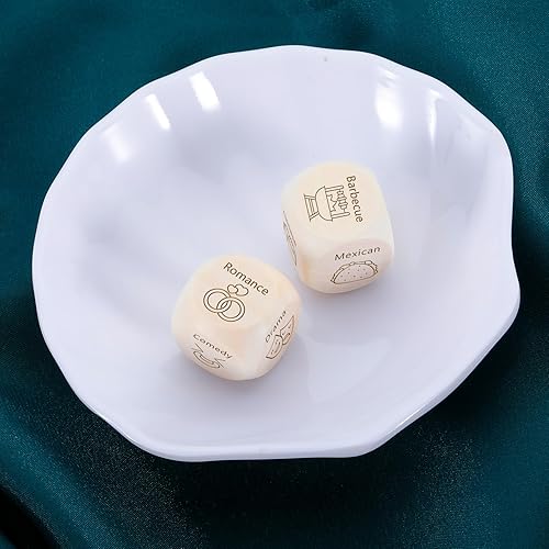 Miniatura 7 de Dados de comida para citas, noches, películas, 5 años, aniversario, cita, noche, regalos para él, ella, parejas, citas, citas, regalos para novio,
