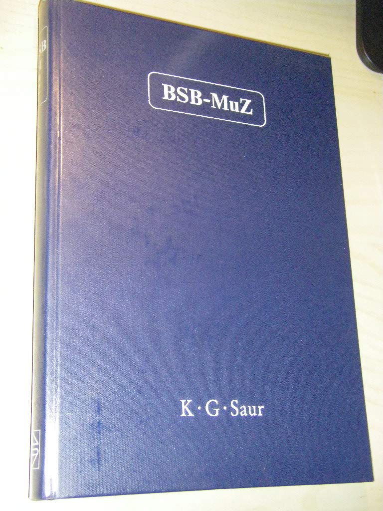 Katalog der Musikzeitschriften BSBMuZ (Periodicals of the Bavarian