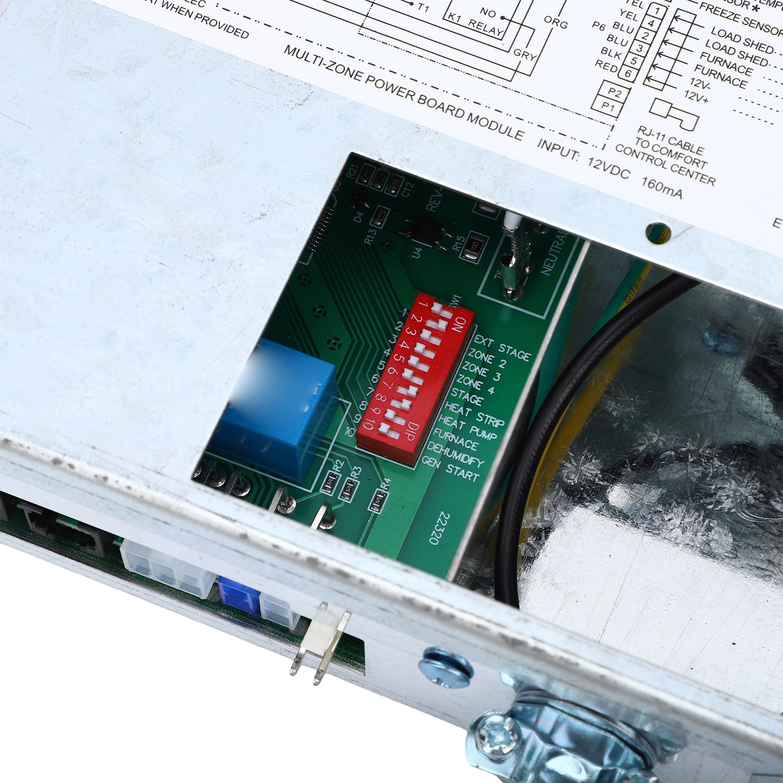 Yctze Zestaw Termostatu RV do Sterowania Wielostrefowego 13500 15000 BTU