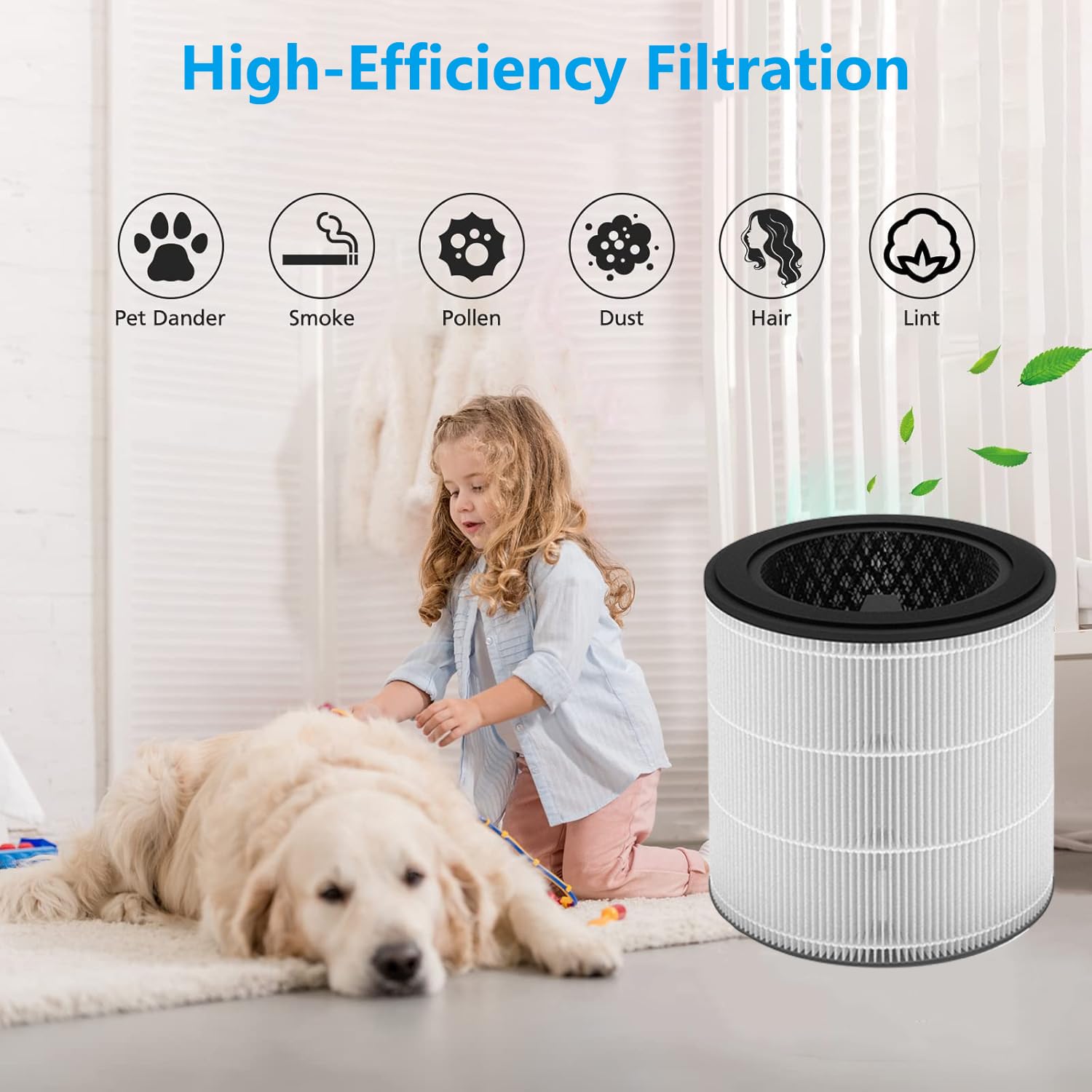 FY0293 - Filtro de repuesto compatible con Philips 800 Series AC0830/10 AC0820/10 AC0820/30 AC0819/10, purificador de aire 3 en 1, filtro HEPA verdadero y filtro de aire de carbón activado FY0293/30