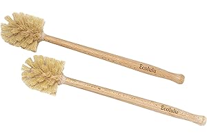 ECOLULU Wooden Toilet Brush 2-Pack