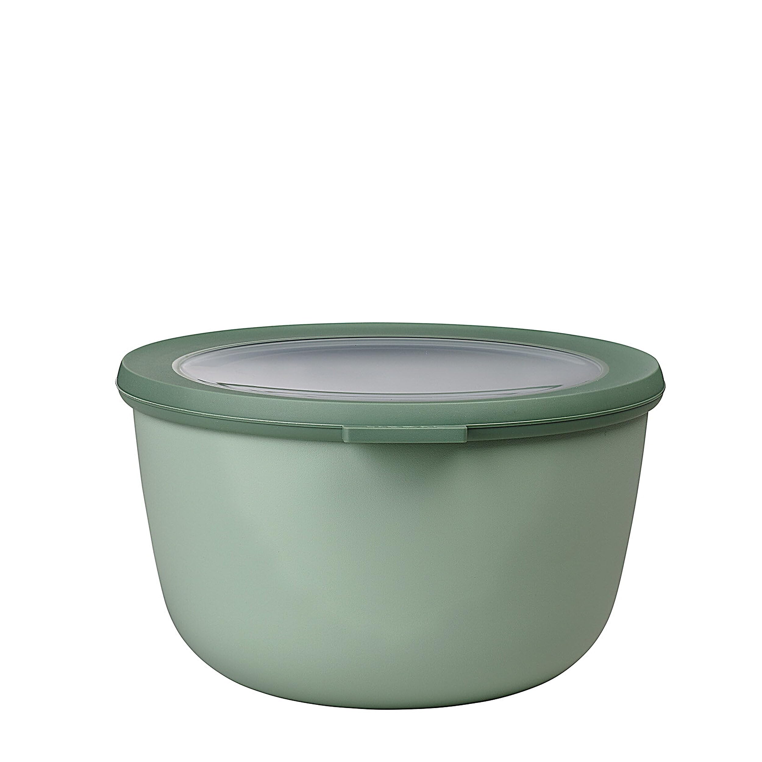 Mepal – Multi Bowl Cirqula Rectangular – Food Storage Container with Lid - Suitable as Airtight Storage Box for the Fridge & Freezer, Microwave Container & Servable Dish – 2000 ml – Nordic sage