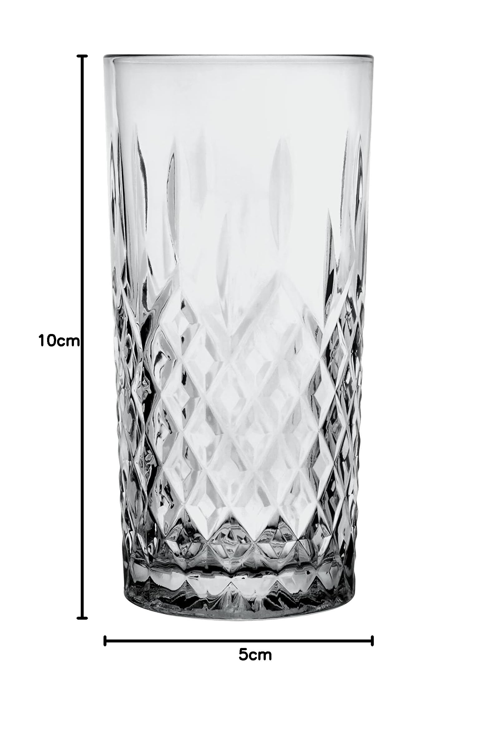 Lot De 4 Verres à Cocktail Highball Glasmark Krosno - 300ml, Transparents, Lave-vaisselle, Effet Cristal