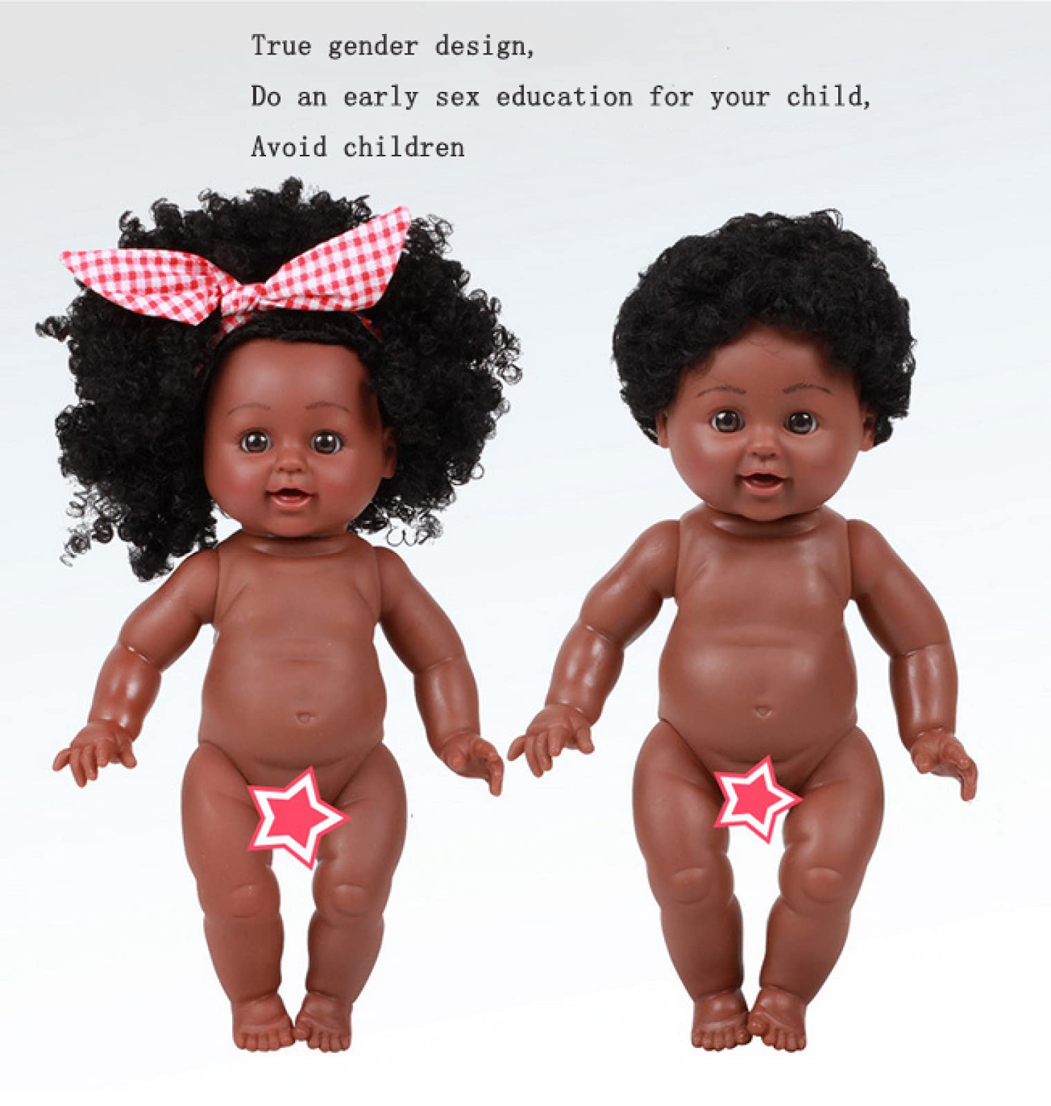Amazon.co.jp: 黒人の生まれ変わった赤ちゃん人形、新生児人形ビニール