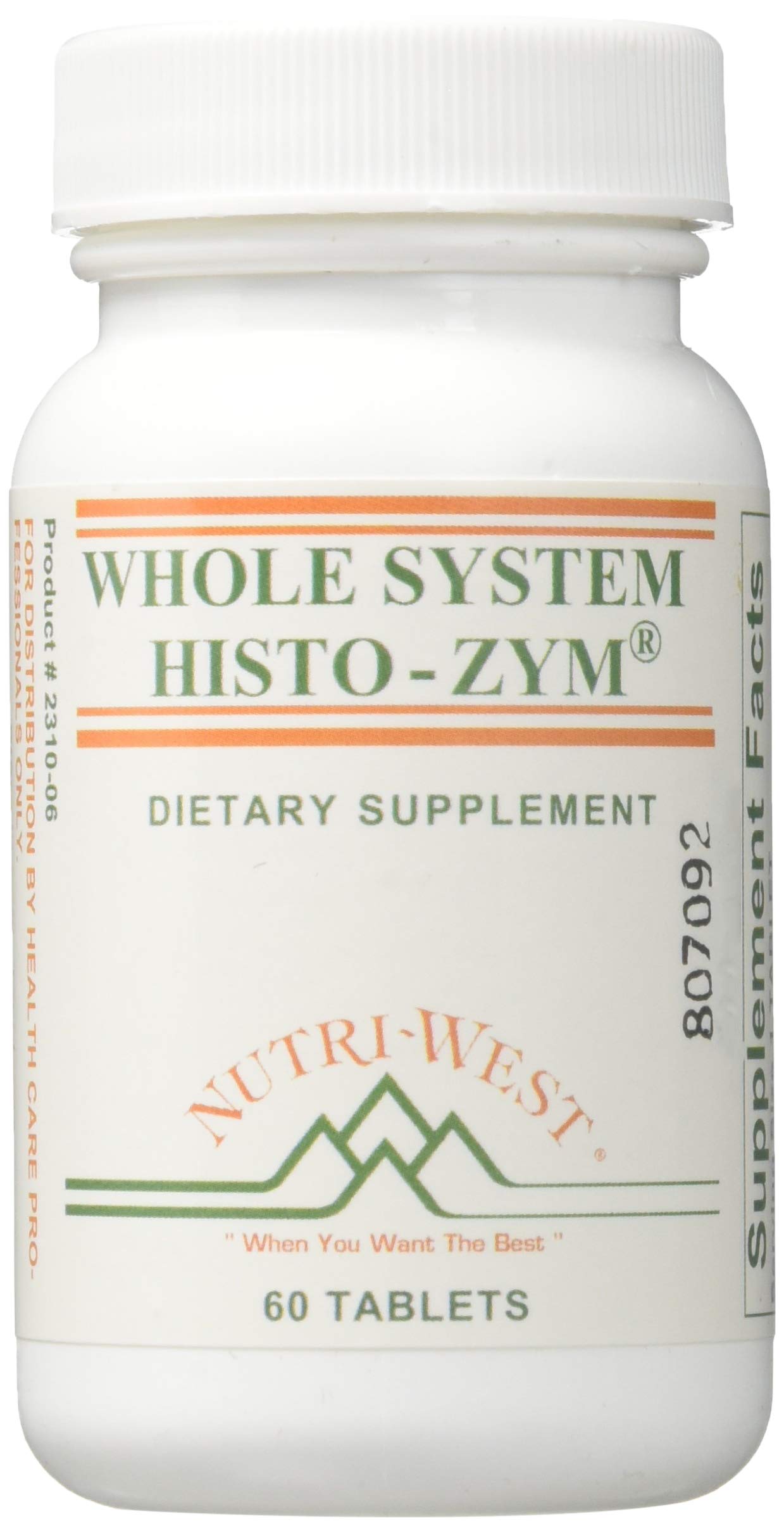 Nutri-WestWhole System HISTO-ZYM- 60 by Nutri-West