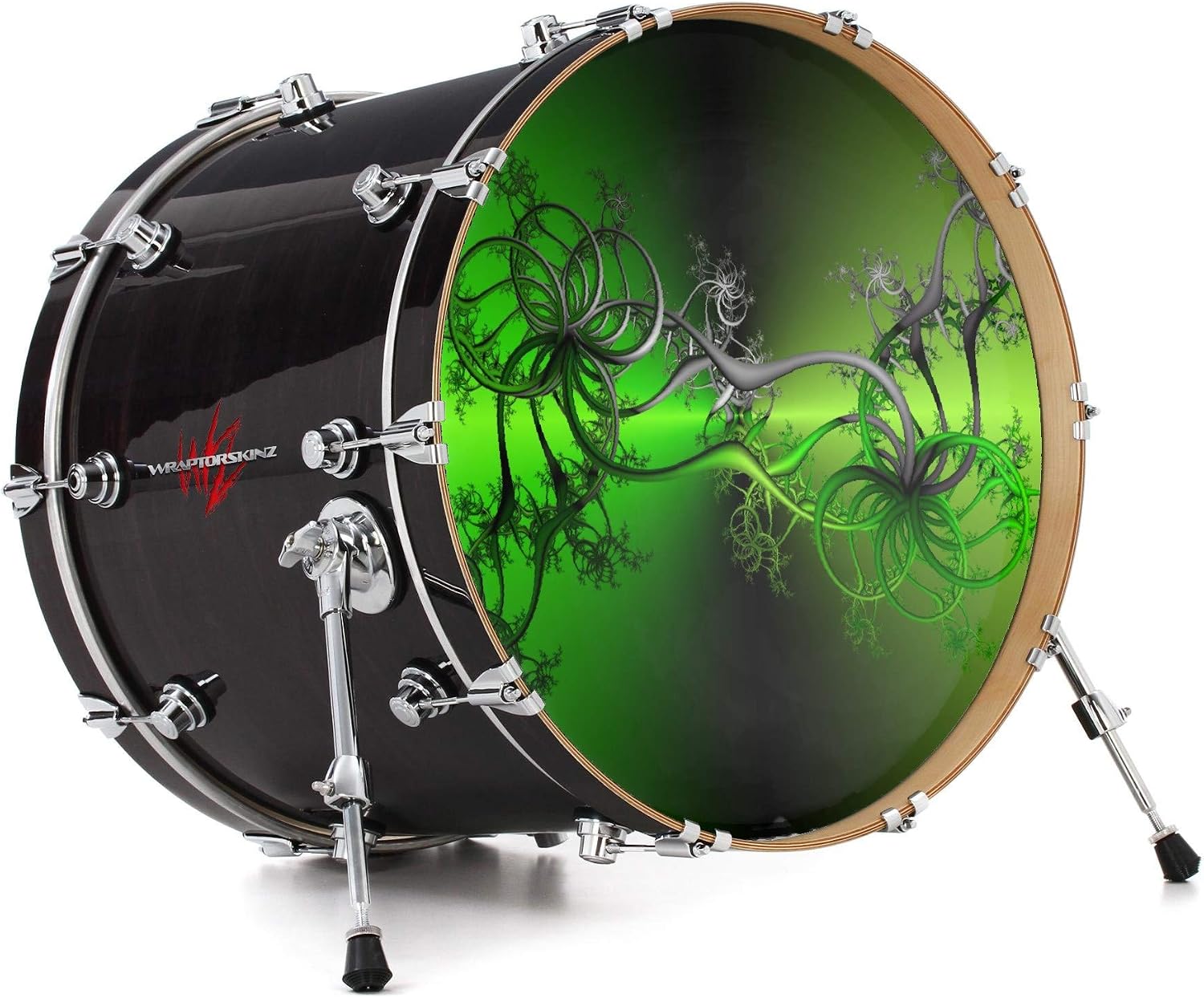 Vinyl Skin Decal Wrap for 22" Bass Kick Drum Head Lighting - DRUM HEAD NOT INCLUDED