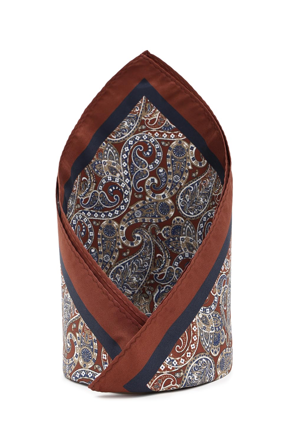 van heusen Men Brown Print Party Pocket Square-picture-20