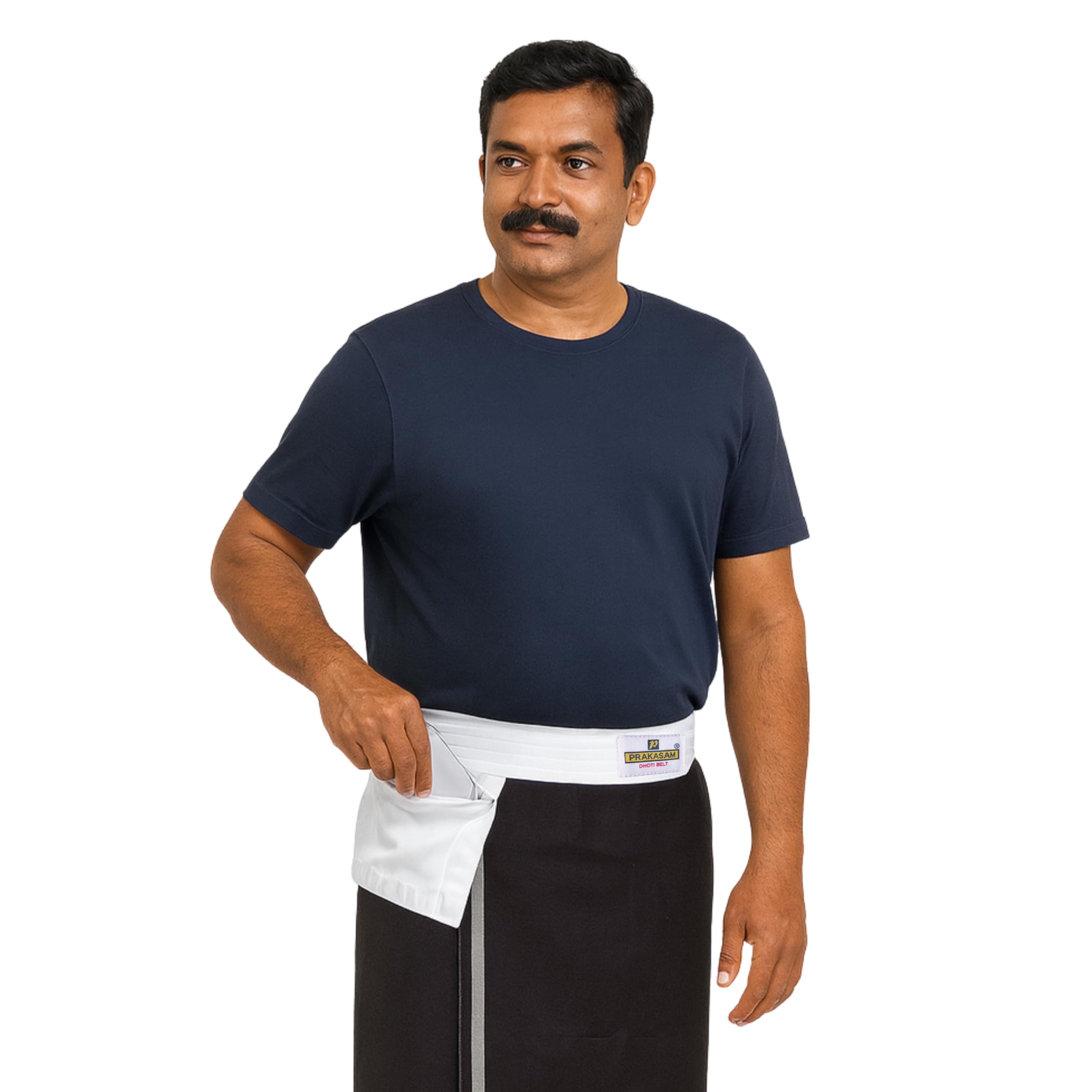 prakasam cotton Men's Cotton Canvas dhoti Belt/Zip pouch dhoti belt For Men's-picture-43