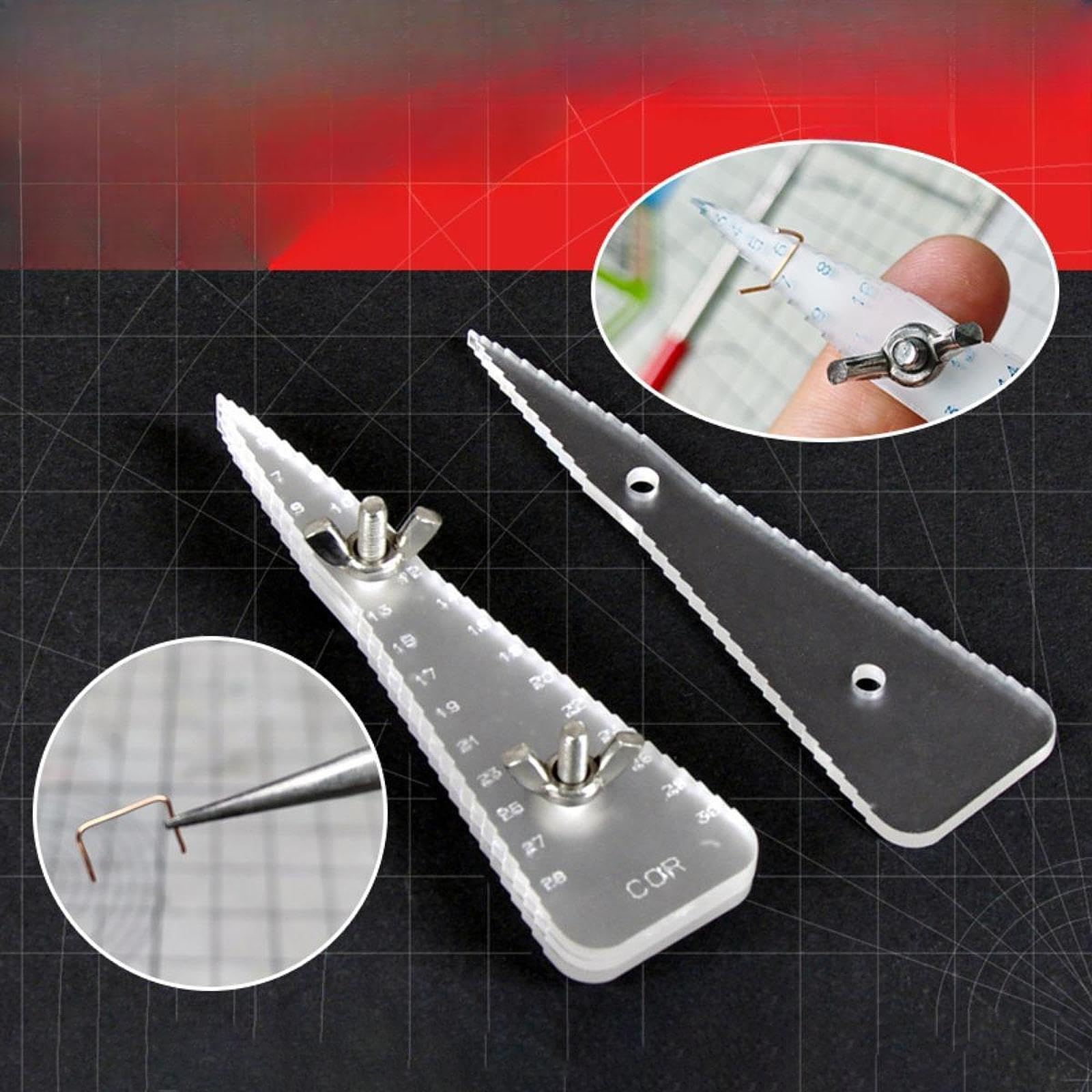 Milageto Copper Wire Bender Accessory Easy to Use Durability Portable Model Making Tool High Performance Premium Handheld Bending Tool