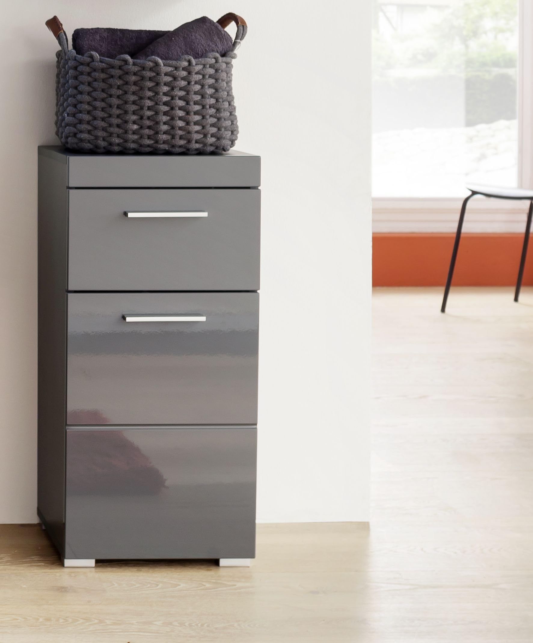 trendteam smart living Arredamenti, Hochglanz Agave Grau, Taglia unica