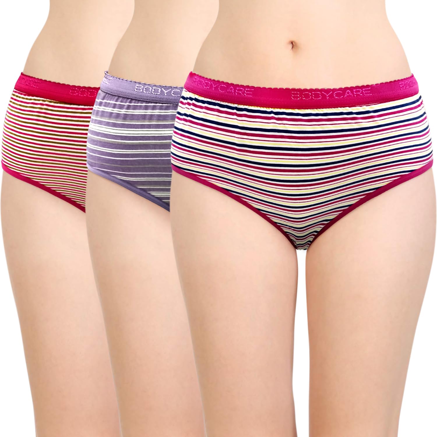 Women Cotton 3PCS Panty Pack in Assorted Colors-1711