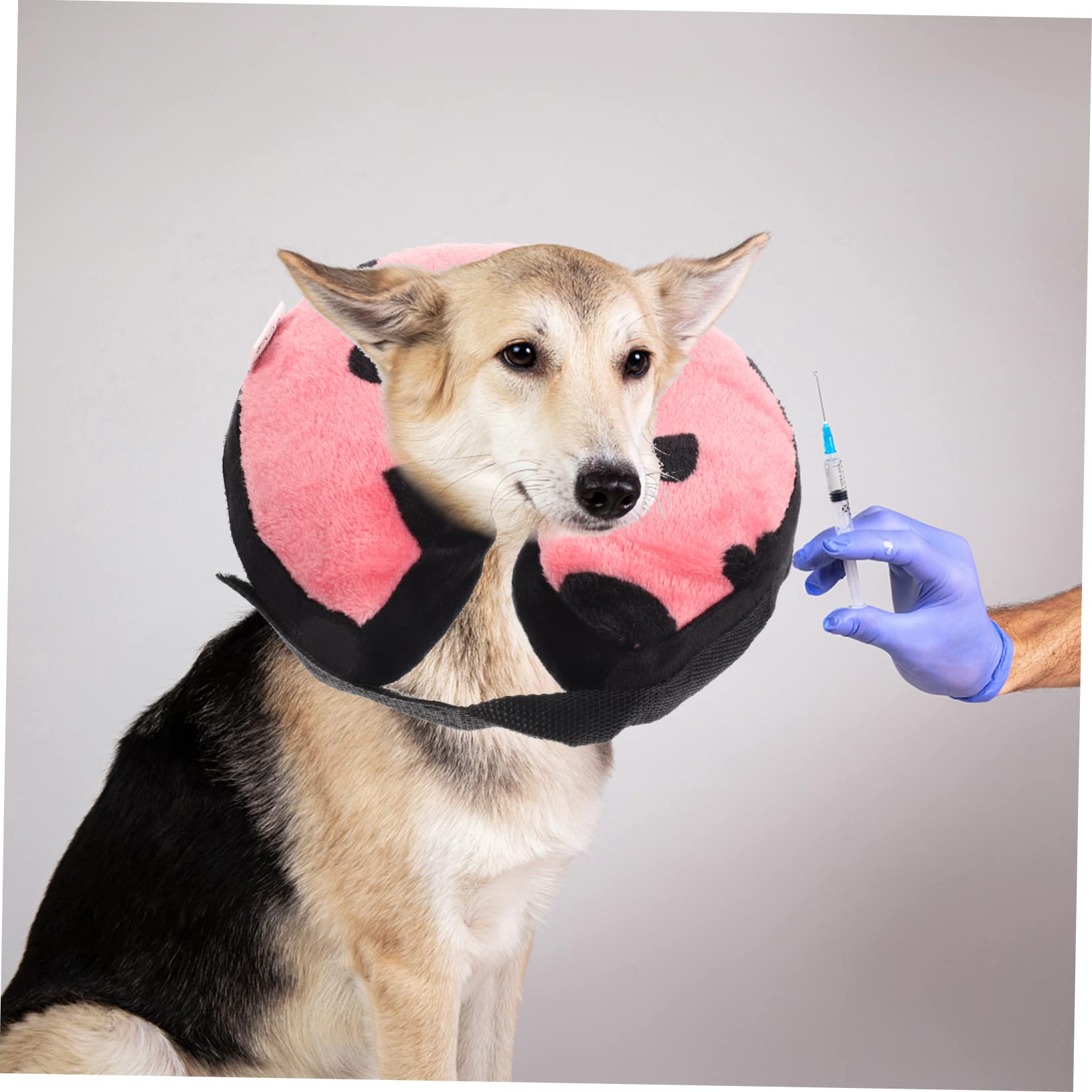Toddmomy 2piezas Collar Inflable De para Mascotas Collar Protector para Gatos y Perros Accesorio De Post- Previene Rasguños y Mordeduras Comodidad y Portabilidad