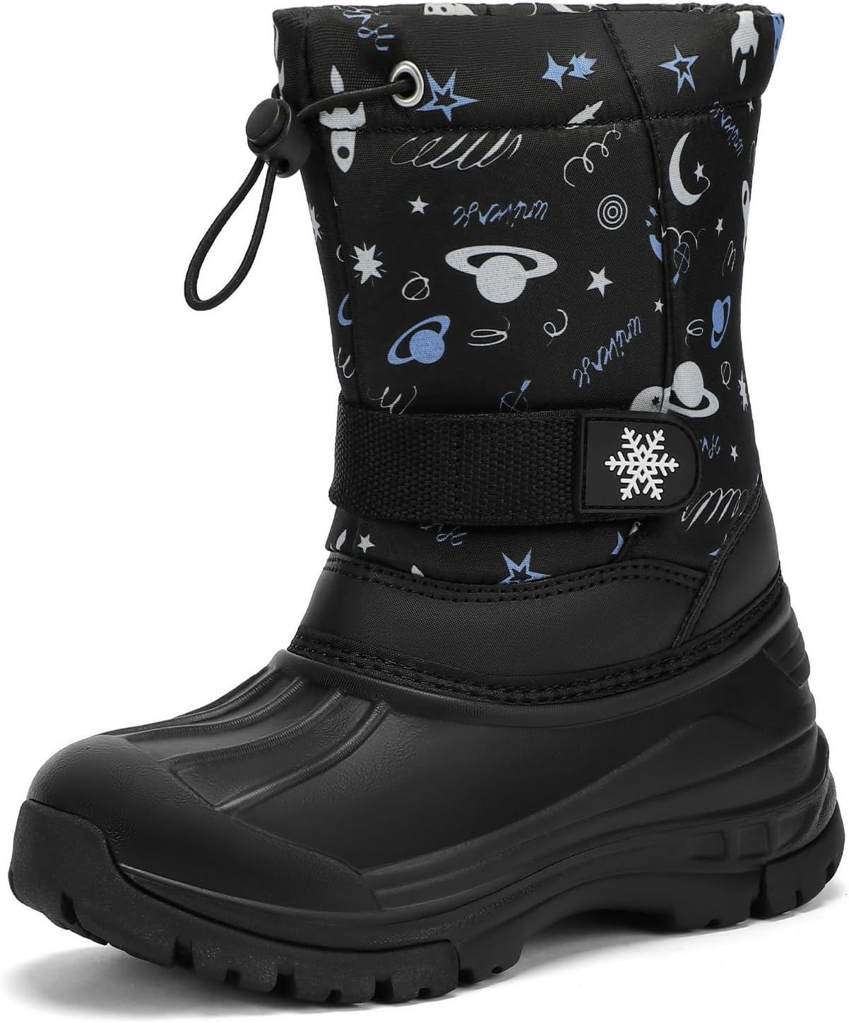 koppu Boys Girls Snow Boots Kids' Waterproof Snow Boots for Winter Slip Resistant Cold Weather Shoes