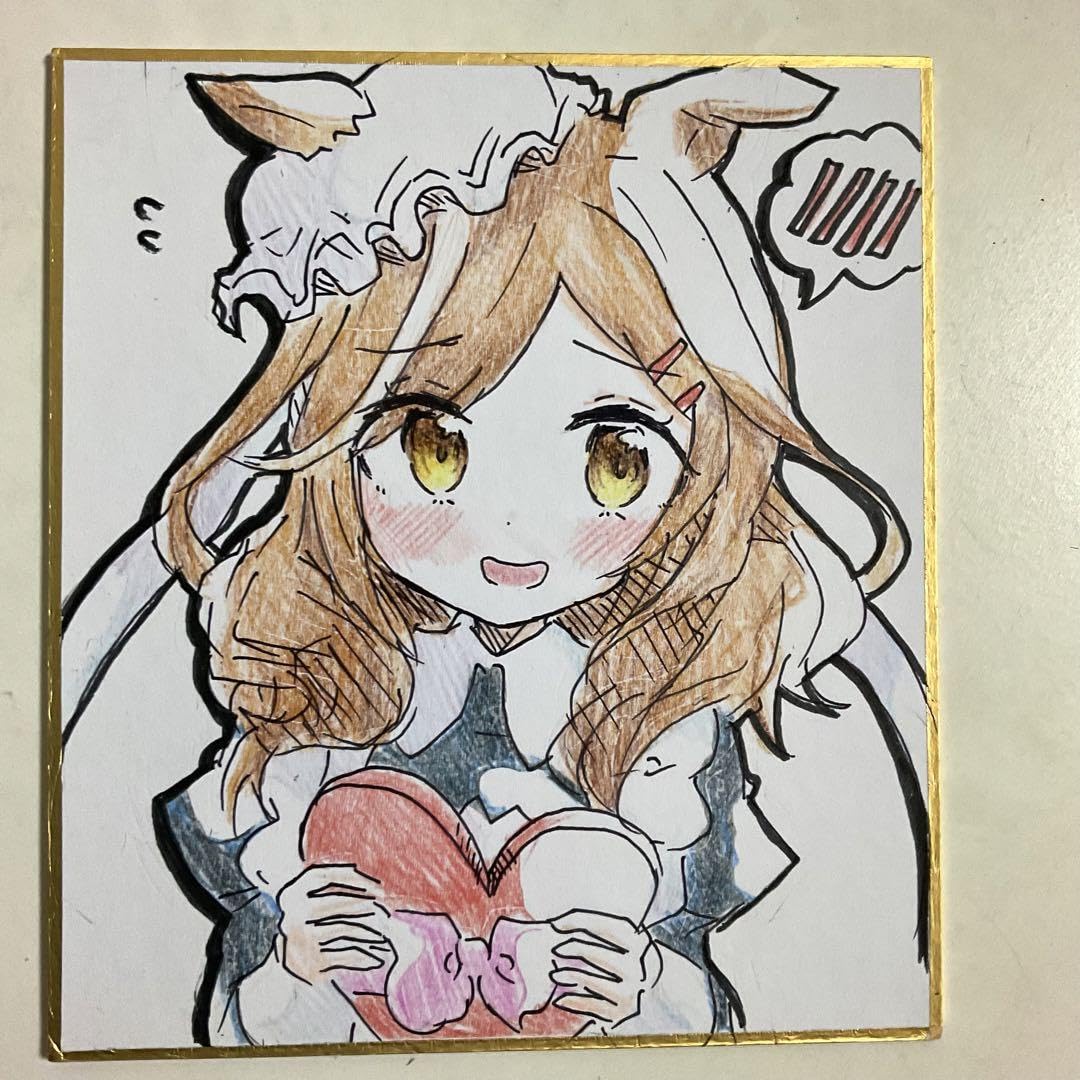 Amazon.co.jp: マチカネタンホイザ 手描きイラスト色紙 : 文房具