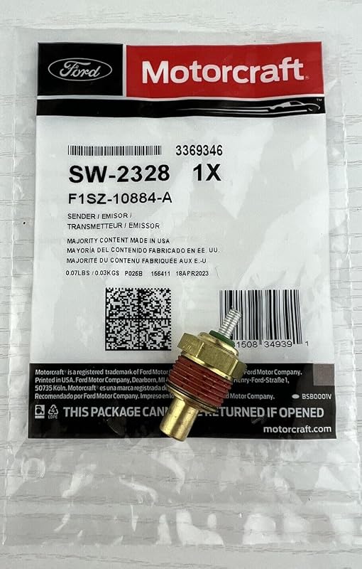Sensor de temperatura do motor Ford F1SZ-10884-A – 1 unidade