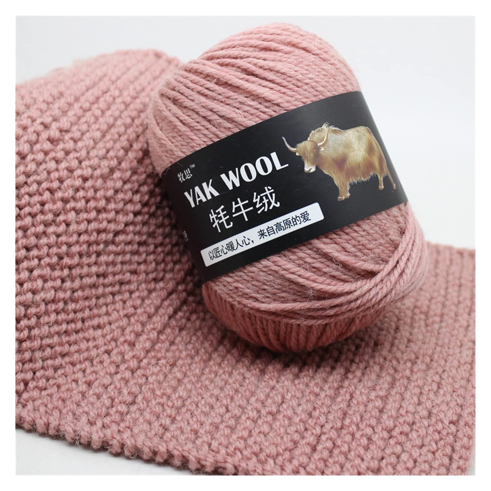 Włóczka szydełkowa, włóczka bawełniana, Przędza z mieszanki wełny Yak Cashmere do robienia na drutach szydełka 800g 30 kolorów