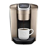 Keurig K-Elite Single Serve K-Cup Pod Coffee Maker&comma; with Strength and Temperature Control&comma; Iced Coffee Capability&comma; 8 to 12oz Brew Size&comma; Programmable&comma; Brushed Gold