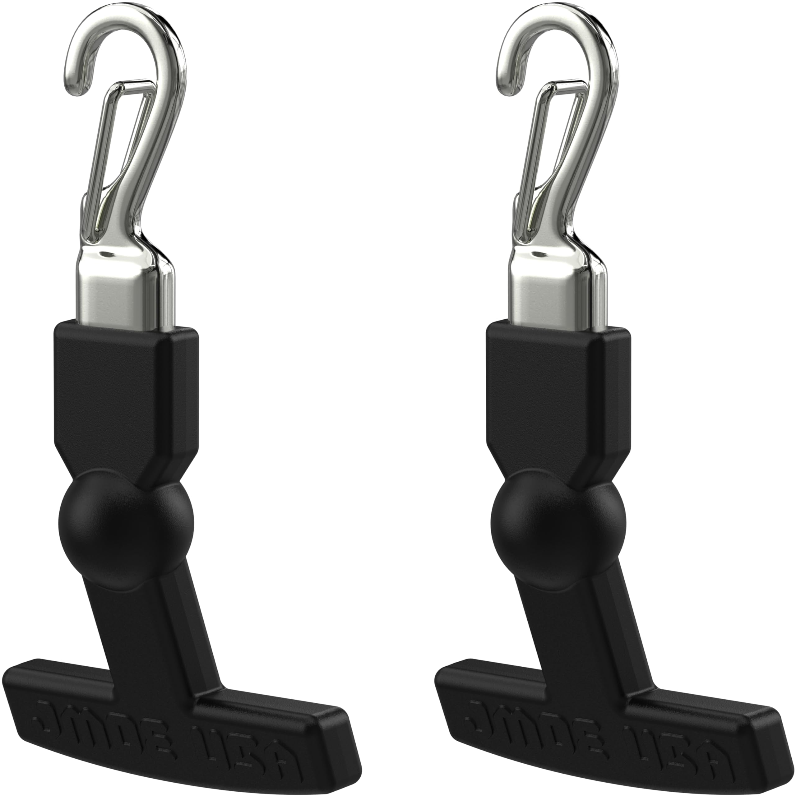 Jmoe USA Clippable Replacement T-Latch Zipper Pulls | Compatible with RTIC and Other Soft Coolers, Day Coolers, Backpack, and More | Made of Tough