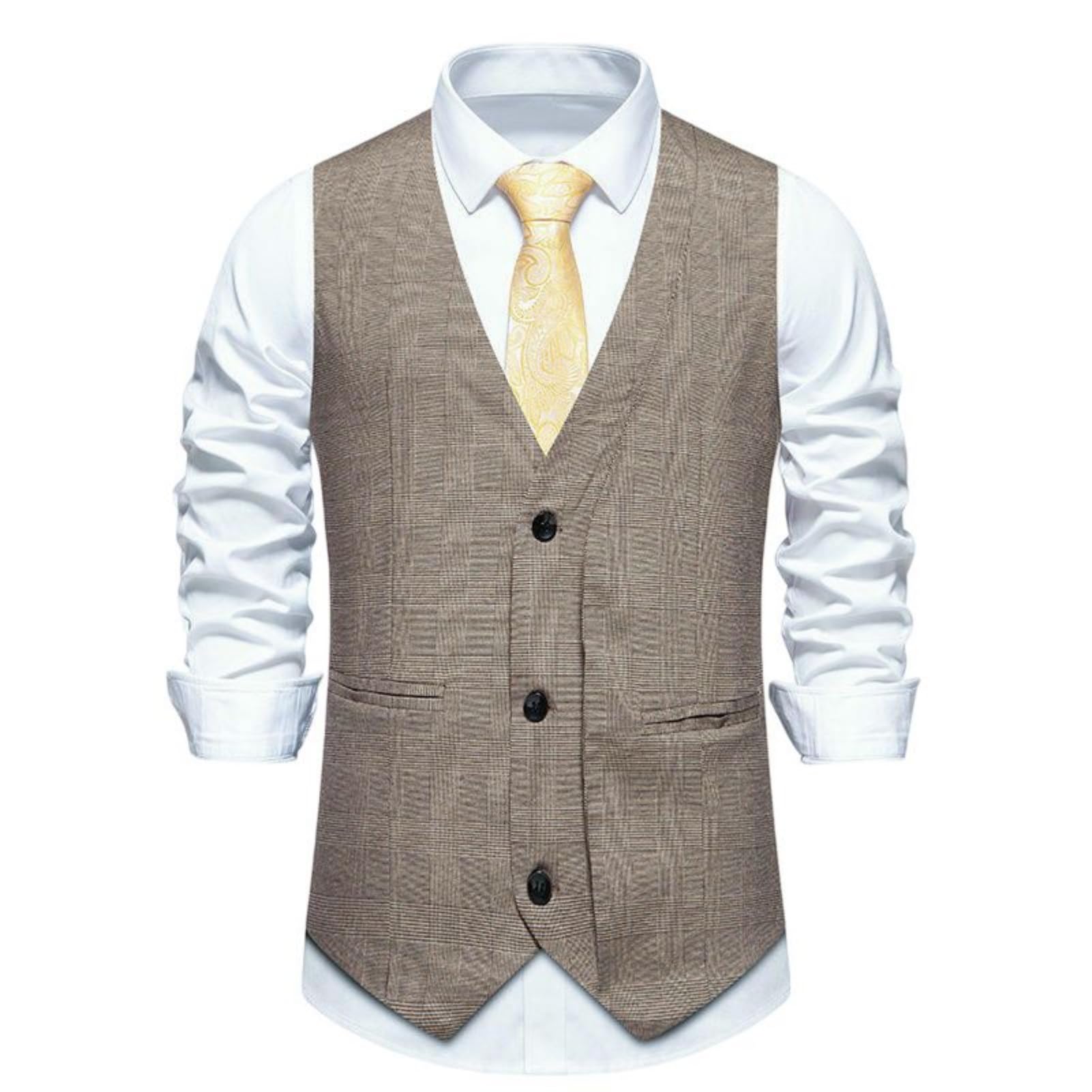 Chaleco de traje casual transpirable contra el calor de verano 5