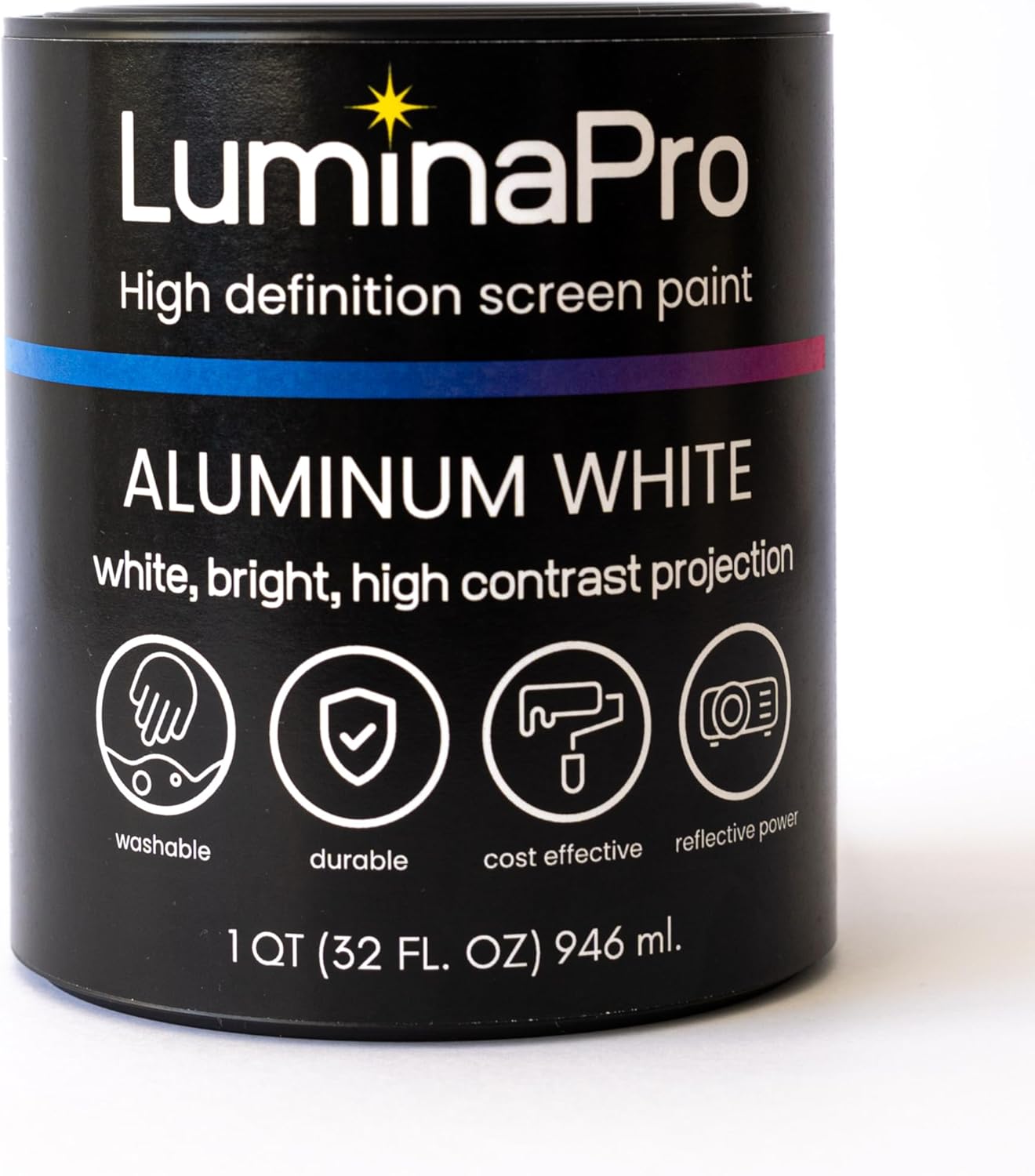 Lumina Pro: Projector Screen Paint, White