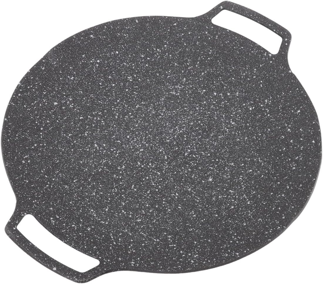 Bistecchiera coreana, in ferro con rivestimento antiaderente, multifunzione, per carne, pancake, costolette, vassoio sul fornello di riscaldamento per la casa