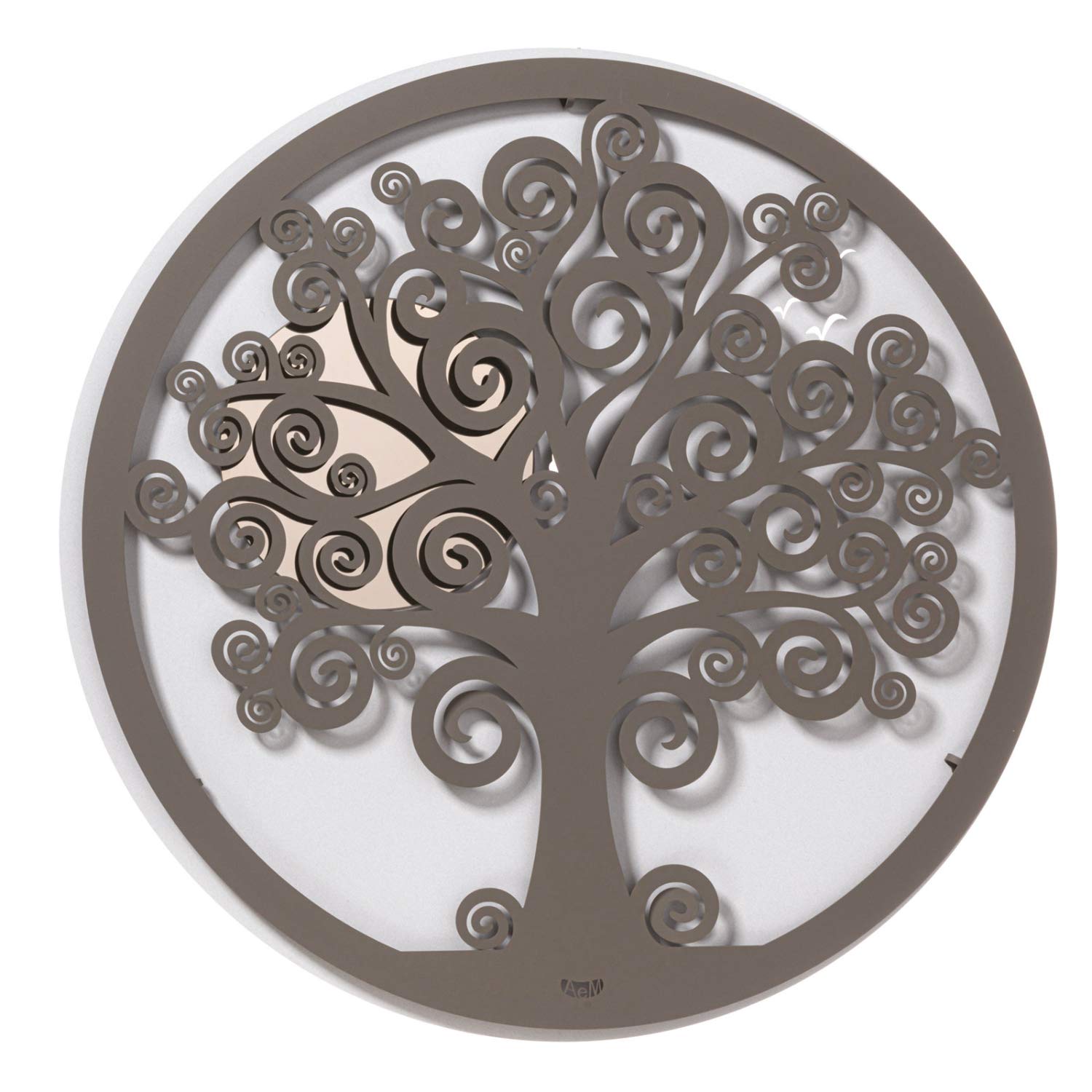 ArtiMESTIERI Arti&Crafts Wall Panel with Tree of Life Colour Mud