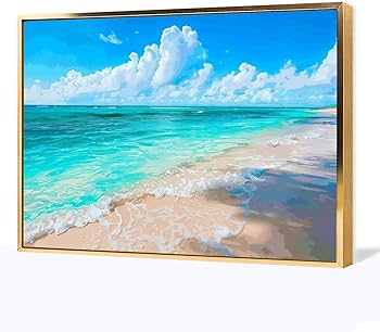 ビーチシーン アートパネル ELEMENTS アートパネル ビッグウェーブ アート キャンパス パネル