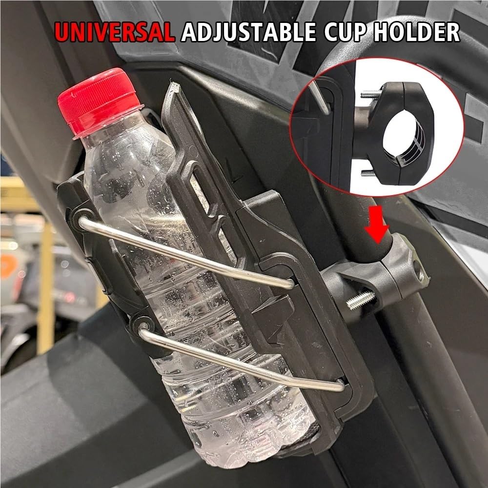Portabotellas Motocicleta Accesorios para Portavasos, Soporte para Botella De Agua Y Bebidas para Motocicleta, para Vasos