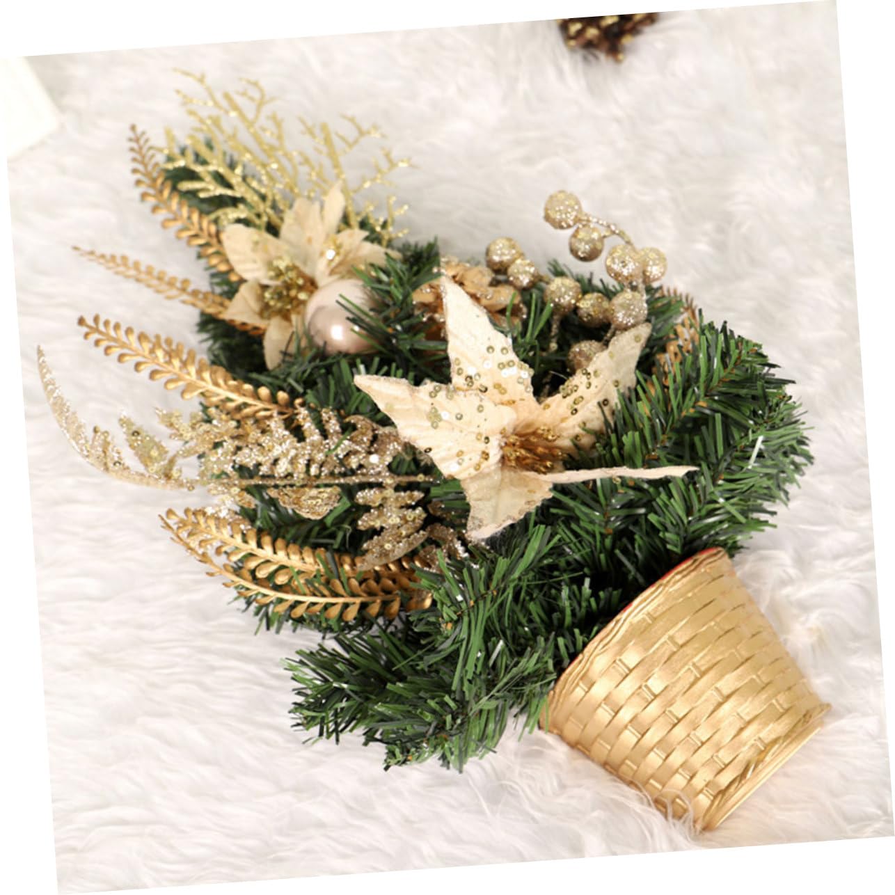 WOONEKY 6pcs Christmas Tree Stand Xmas Tree Holder Home Xmas Tree Base Tree Stands Xmas Tree Rack Xmas Tree Base Stand Christmas Tree Support Christmas Tree Accessories Xmas Tree Supplies