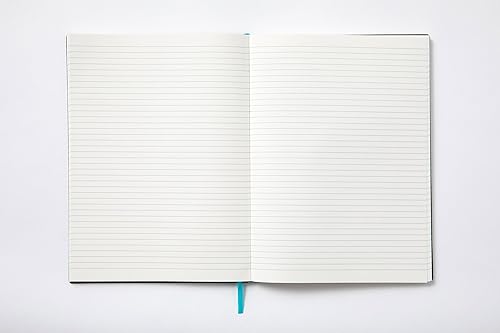 Vista 3 de Minimalism Art - Cuaderno de tapa blanda, tamaño A5, 5.8 x 8.3 pulgadas, páginas a rayas, 176 páginas, cuero sintético fino, papel grueso de 100gsm