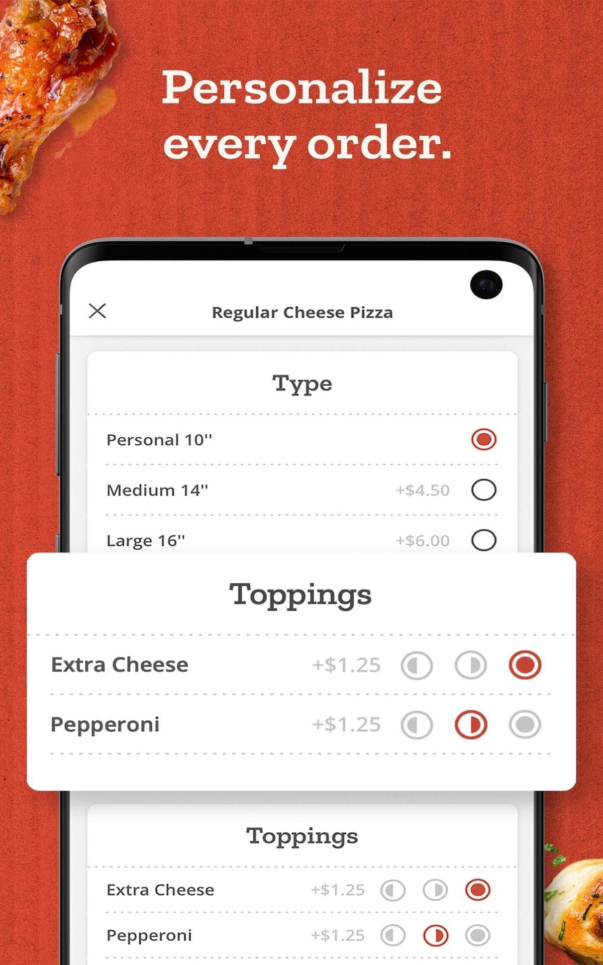 Slice Order delicious pizza from local pizzerias! App on Amazon Appstore