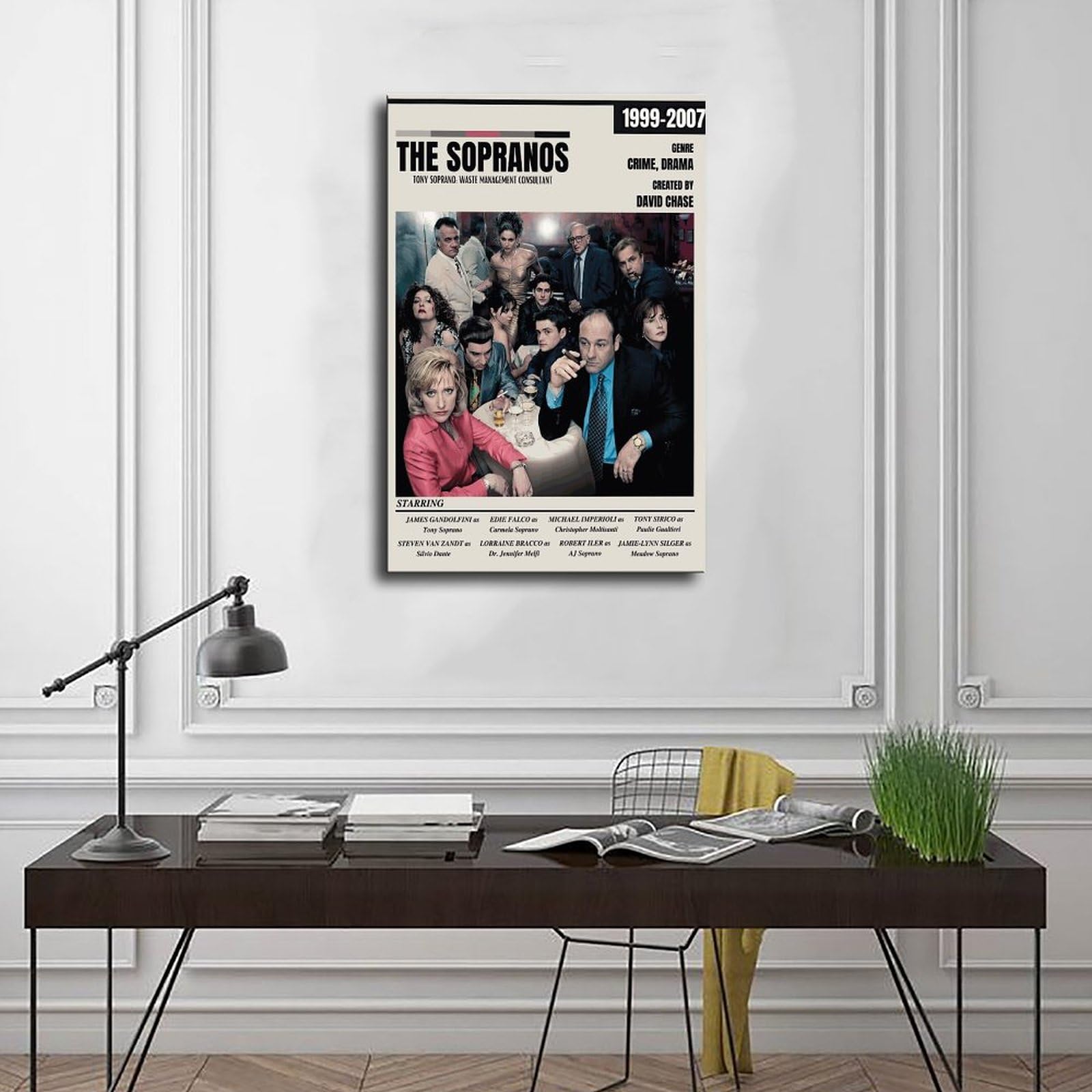EBZODPVGH The Sopranos Poster Gangster Tv Series Posters Canvas Art Posters For Room Aesthetic And Wall Art Picture Living Room Decor Poster 12x18inch(30x45cm) Style-2