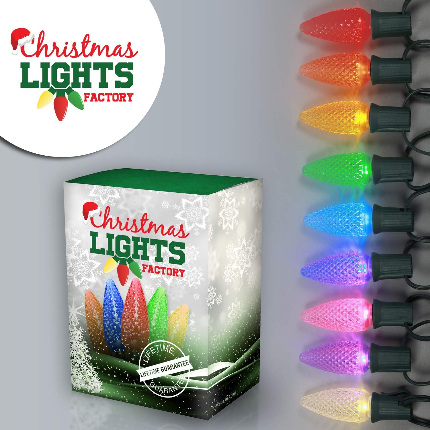 Up To 40% OFF CHRISTMAS LIGHTS FACTORY - C7-12 Spacing- 1,000 FT Bulk Spool - SPT-1 Commercial-Grade - Socket Line/Stringer Line - Green Wire - 18 AWG 7 AMP. Create Your own Holiday Lighting Array. Crazy Clearance CHRISTMAS LIGHTS FACTORY - C7-12 Spacing- 1,000 FT Bulk Spool - SPT-1 Commercial-Grade - Socket Line/Stringer Line - Green Wire - 18 AWG 7 AMP. Create Your own Holiday Lighting Array.