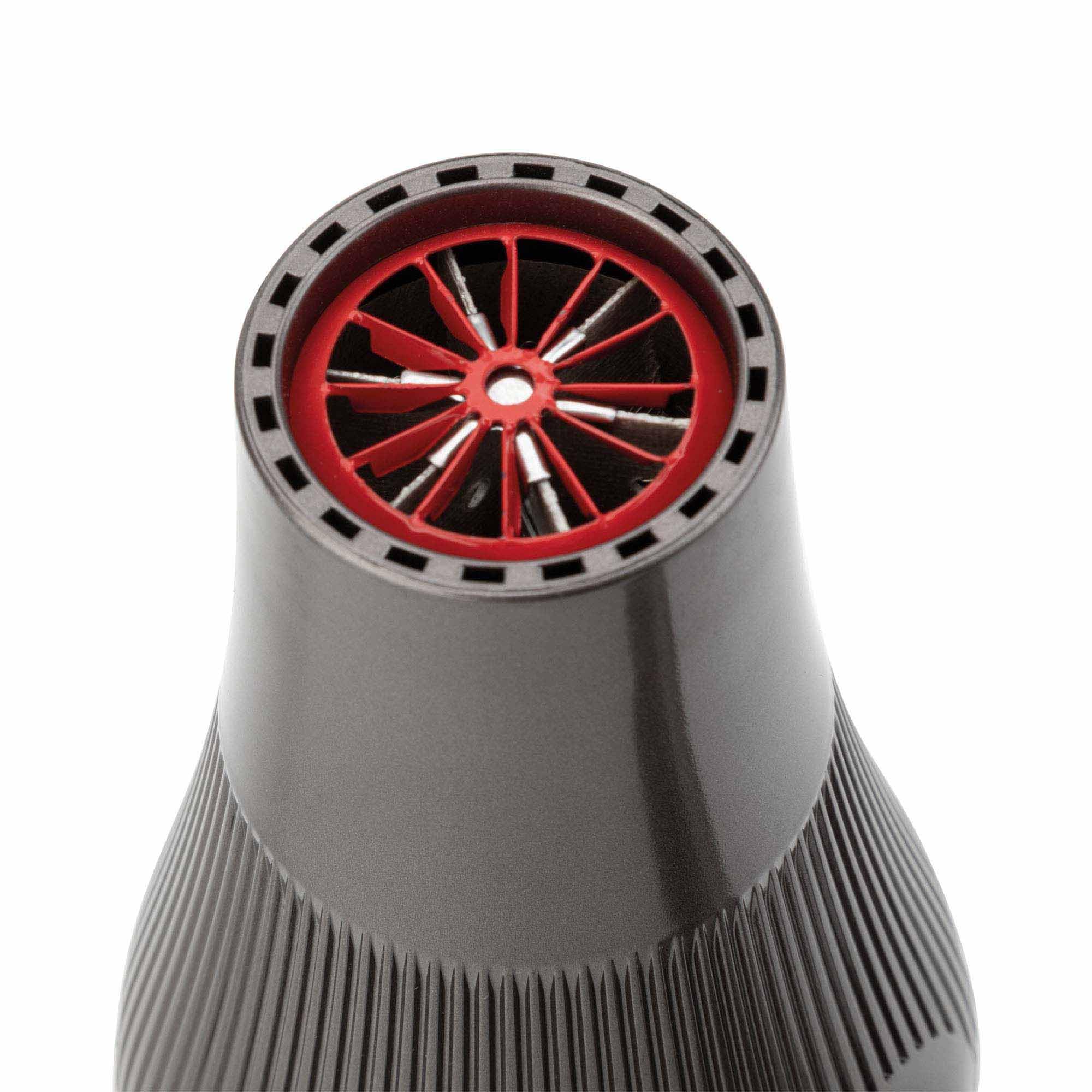 JATA JBSC1290 - Secador Pelo Profesional. Secador Pelo Ionico. 2200 W. 2 Concentradores y Difusor. 3 Temperaturas. 2 Velocidades. Cabello Sin Encrespamiento. Motor AC. Gancho para Colgar. Aire Frío
