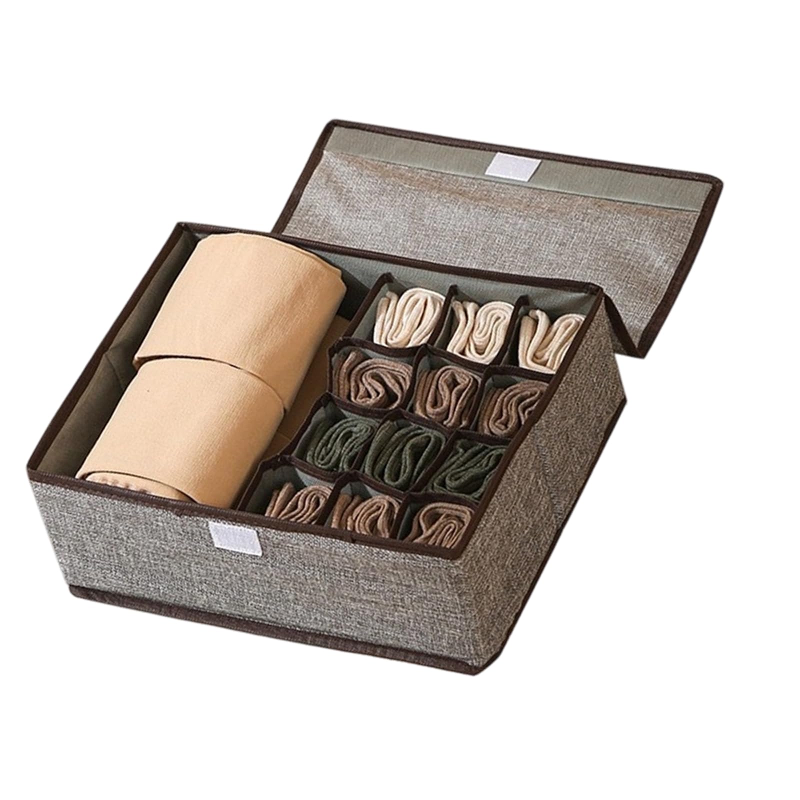 carotoe Portable Nonwoven Undergarment Box with Ventilated Panels for Compact Spaces Reinforced Structure Storage Box