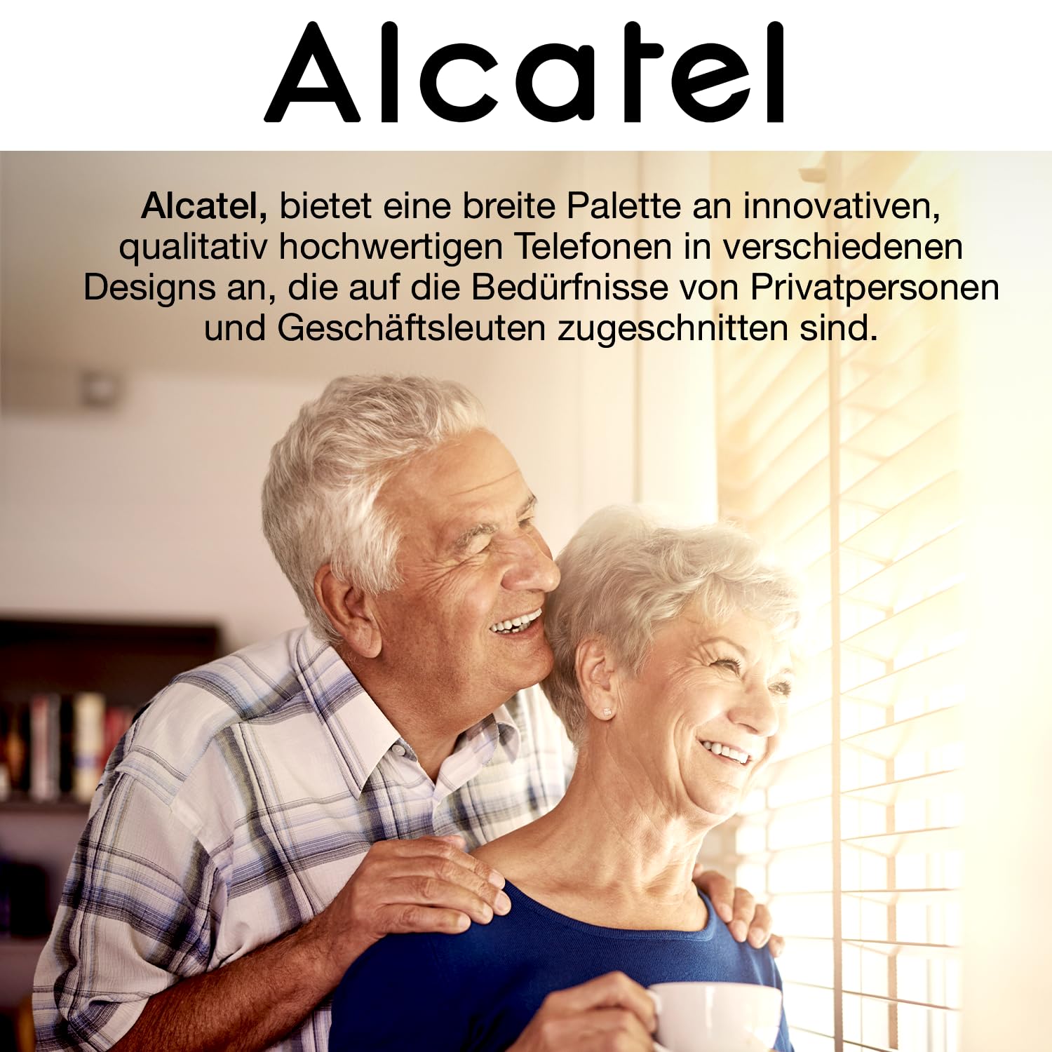 ALCATEL XL685 - Schnurloses Festnetztelefon DECT für Senioren im XL-Format - Hochauflösendes Grafikdisplay - Große Tasten - Audio Boost - Freisprechfunktion - Anrufblockierungsfunktion - Schwarz