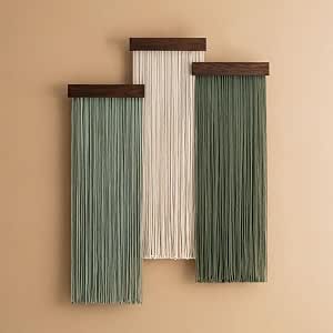 MXSJL Boho Macrame Wall Hanging Set, Handmade Tapestry Decor for Bedroom and Living Room