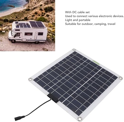 Miniatura 3 de 200W Solar Panel Kit, Solar Charge Controller with OBD Plug, Portable Power Solar Panel for Car Truck Boat RV Motorcycle Marine