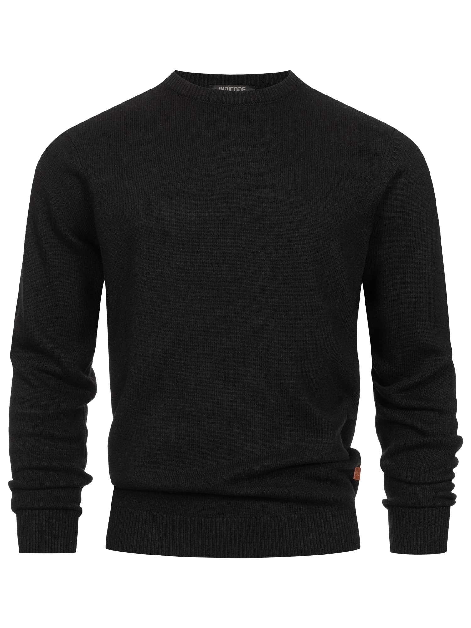 Indicode INMargous - Maglione da uomo con scollo rotondo, classico, a maglia fine, per uomo