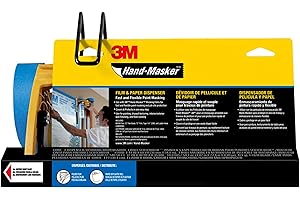 3M 12-inch Hand-Masker Paint Tape Dispenser System Film Masking Kit