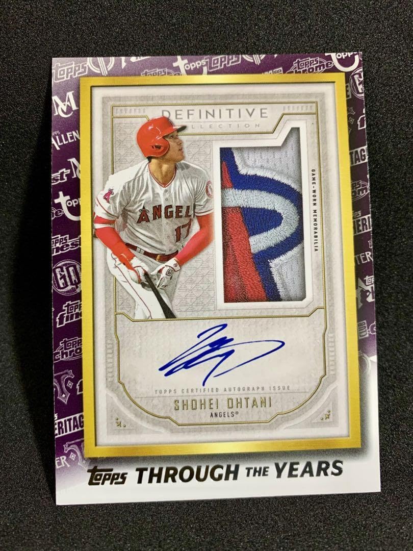 Amazon.co.jp: 大谷翔平 Topps THROUGH THE YEARS TTY-17 : スポーツ 